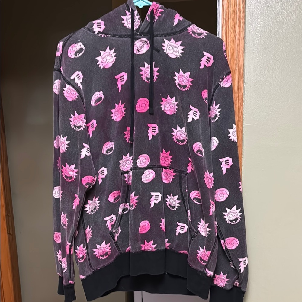 Rick and Morty hoodie medium